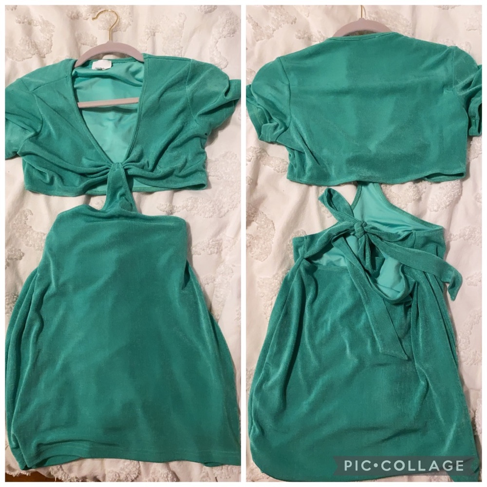 Cutout mini dress
